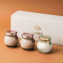 【秋限定商品】詰め合わせ ほうじ茶プリン ２個＋ 白いプリンサルルン１個