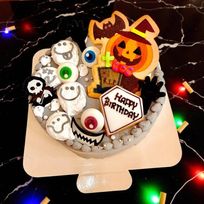 メッセージ&カラー選択可♪ハロウィンケーキ♪ 4号 ハロウィン2025