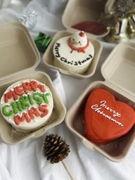 \\OPEN SALE//【選べる9色】スノーマンクリスマスランチボックスケーキ