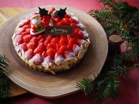 【店舗受取】クリスマス軽井沢農園パティスリーから完熟いちごタルト5号 （※到着日にお召し上がりください）クリスマス2025