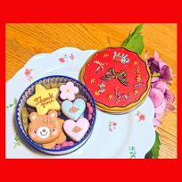 【店舗受取】くまTHANK YOUクッキー缶・