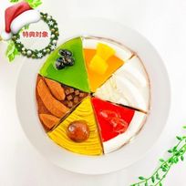 【不二家】クリスマス 6種のスイーツコレクション 5号 14.5cm 