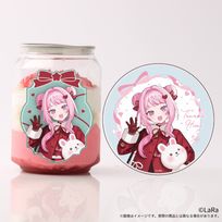 『HIMEHINA』田中ヒメ アクリルコースター付きケーキ缶（等身イラスト・いちご味）