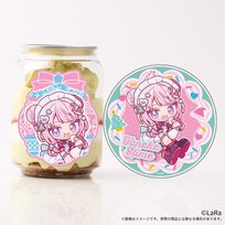 『HIMEHINA』田中ヒメ アクリルコースター付きケーキ缶（ミニキャライラスト・ピスタチオ味）