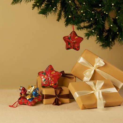 スター缶 レッドクリスマス アリス ブロー