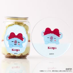 『BT21』KOYA アクリルコースター付きケーキ缶（ピスタチオ味）