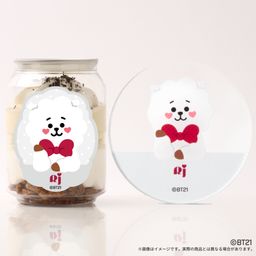 『BT21』RJ アクリルコースター付きケーキ缶（紅茶味）