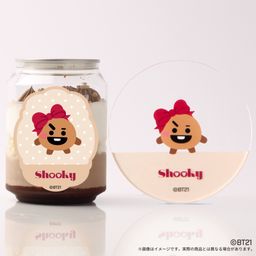『BT21』SHOOKY アクリルコースター付きケーキ缶（チョコレート味）