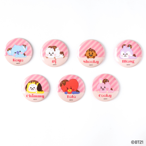 『BT21』トレーディング缶バッジ