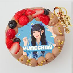 『ボンボンTV』ゆめちゃん クリスマスチョコ丸型4号 写真ケーキ