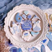 【誕生日・記念日】PRINCESS JEWEL BOX セミオーダーアイシングクッキー 9～13枚入り