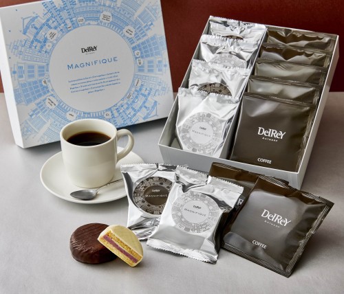 【DelReY】デルレイ マニフィック 高級チョコレートクッキーサンド・オリジナルコーヒーセット