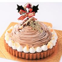 2025 クリスマスケーキ モンブランタルト ケーキ ケーキ 6号 18.0cm (6～10名様) モンブラン