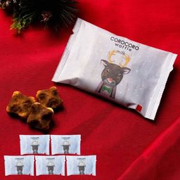 【ワッフル・ケーキの店R.L（エール・エル）】クリスマス コロコロワッフル パック 5袋セット（ミルク）