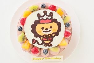 【店舗受取】 イラストケーキ チョコ 4号 12cm