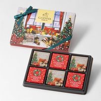 【GODIVA】ブッシュ ド ノエル カレアソートメント（6枚入） クリスマス2025