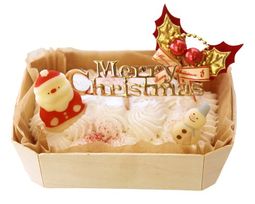 *スノースクエア*  ワンコ 犬用 クリスマスケーキ パティシェの手作り 一緒に食べられます