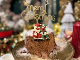 Christmas on the Stump cake/ 4号サイズ/クリスマスケーキ2025⭐︎