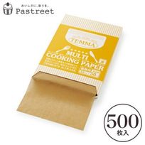 クッキングペーパー (クラフト) 500枚入 シートタイプ / 6取り天板 対応 FTN2040K-500