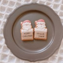 サンタさんのアイシングクッキー