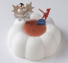 クリスマス限定ジェラートケーキ【北海道ミルクラベンダー×プレミアムピスタチオ】 5号