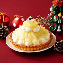 【クリスマス限定ピック付き】グルテンフリータルト◆長野県産ラ・フランス＜冷凍＞ 5号 15cm