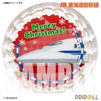 Xmasプリケーキ（700系新幹線）【特典缶バッジ付き】[JR東海道新幹線]5号 15cm