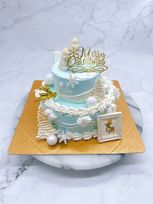 クリスマス2段ケーキ