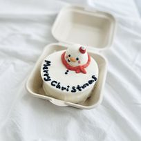 【選べる9色】スノーマンクリスマスケーキ