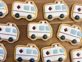 【消防車】アイシングクッキー