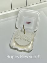 2026新年のお祝いに❤︎韓国トレンドのフワフワデザインケーキ