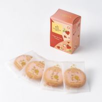 【GODIVA】あまおう苺＆ホワイトチョコレートラングドシャクッキー（4枚入）バレンタイン2026