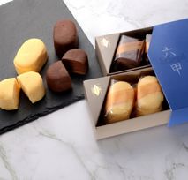 【神戸洋藝菓子 ボックサン】神戸 手みやげの定番 「六甲カシミアチーズケーキ 」 プレーン5個+チョコ5個入り」 熨斗対応 人気のギフト   ：お中元 
