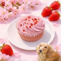 フラワーいちごのチーズケーキ PABLO コラボ 誕生日ケーキ 犬用バースデーケーキ