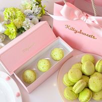 ピンクボックス♡ピスタチオマカロンギフト3つ入り ホワイトデー2026