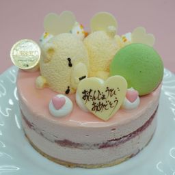 ひなまつり 苺と桜のティラミス くまデコレーション 4号（12cm） 〜静岡産さくら香る 春限定ケーキ〜｜ひな祭り2026