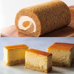 【京王プラザホテル】キャラメルモカロール＆ベイクドチーズケーキセット 