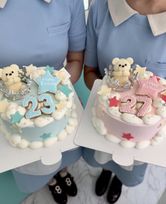 【選べる9色】ルナベアケーキ｜誕生日・子供・生誕祭・推し活対応｜数字変更OK