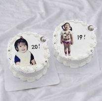 エモい幼少期プリントケーキ｜推し活・本人不在の誕生日会・周年対応