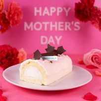 母の日カード付きパティシエ手作り白金クリームロール（プレーン） 母の日2026