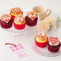 カーネーションカップケーキボックス(6個) 母の日2026