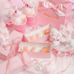 桜ギフトセット♡桜マドレーヌ・バニラマカロン・キラキラクッキー