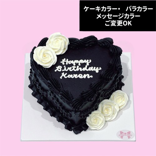 Heart Rose cake 4号