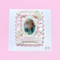 Photo frame cake 