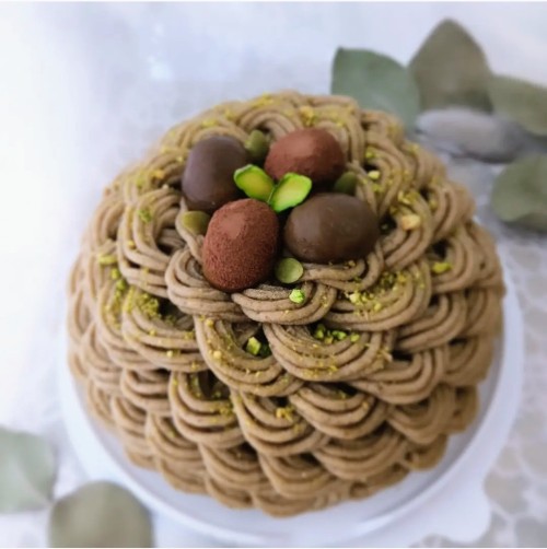 ヴィーガン&グルテンフリー☆ モンブラン15cm《ヴィーガンスイーツ》