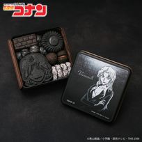「名探偵コナン」黒ずくめの組織 クッキー缶（ベルモット）