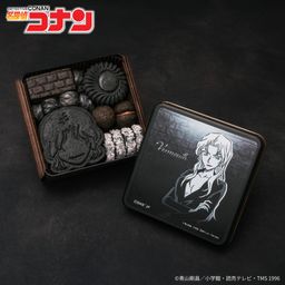 「名探偵コナン」黒ずくめの組織 クッキー缶（ベルモット）