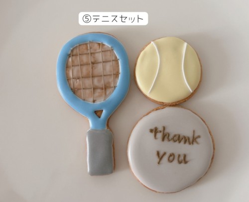 スポーツアイシングクッキー《テニス》