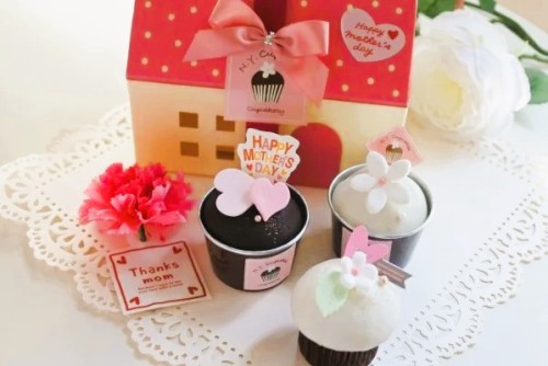 母の日 チョコレートカップケーキハウスBOX 母の日2026 