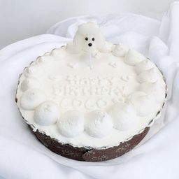 《無添加》わんちゃんねこちゃんも喜ぶシンプルで可愛いバースデーケーキ4号